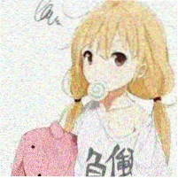 留言观众头像，昵称为暖灰控